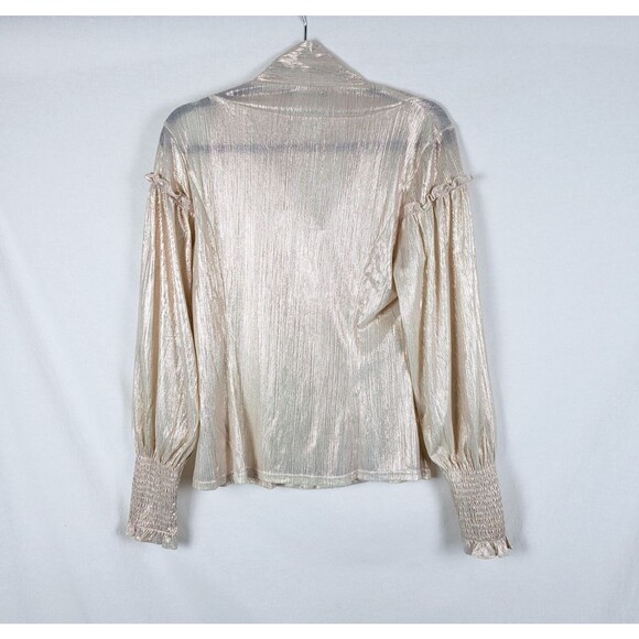 Scarlet Darkness Top Large Gold Victorian Steampunk Regency Edwardian Goth Glam - Picture 4 of 7